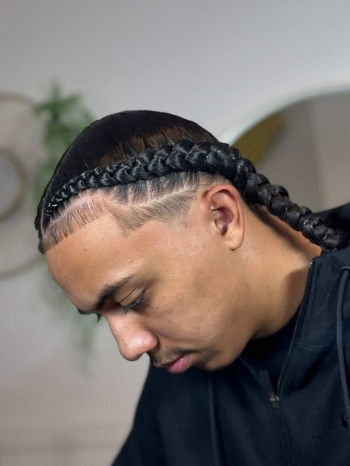 2 Stitchbraids+ Taper Fade by CCB Studio — Manchester